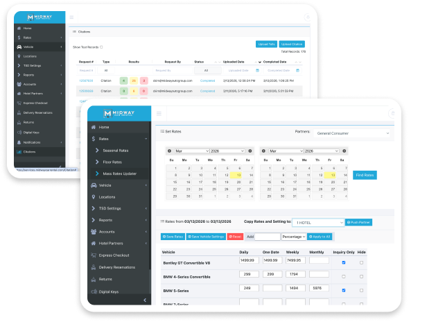 Midway Citation platform screenshot